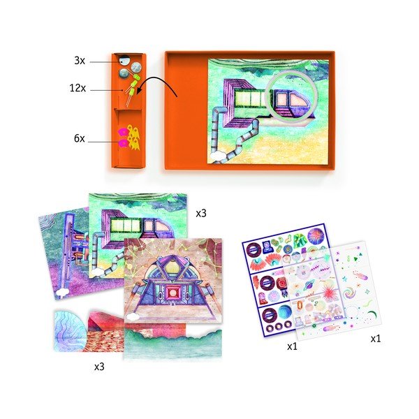 Set od 3 svjetleće slike Djeco Odiseja-image-4