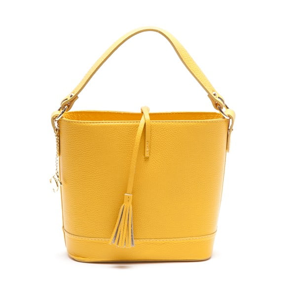 Kožna torbica Renata Corsi 1162, žuta