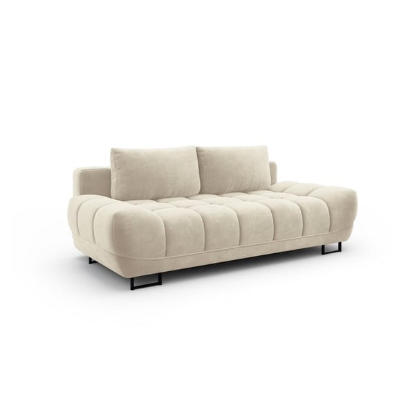 Bež baršunasti trosjed na razvlačenje Windsor & Co Sofas Cirrus-image-3