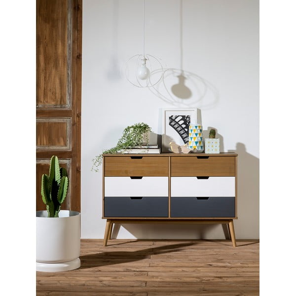 Komoda od masivnog borovog drveta, Marckeric Cusco, širina 120 cm-image-1