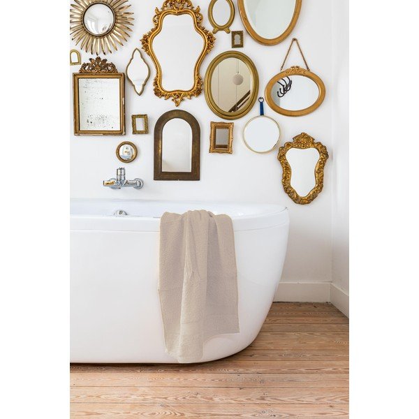 Ručnik u boji pijeska Tiseco Home Studio, 50 x 100 cm-image-1