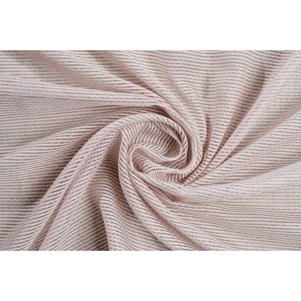 Ružičasta prozirna zavjesa 140x260 cm Modena – Mendola Fabrics-image-1