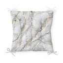 Jastuk za stolicu Minimalist Cushion Covers Marble Grey Gold, 40 x 40 cm