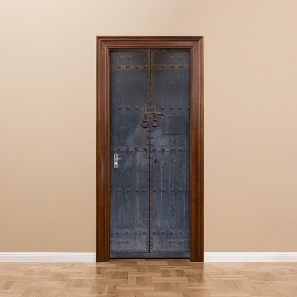 Ljepljiva naljepnica Ambiance Medieval Door, 83 x 204 cm