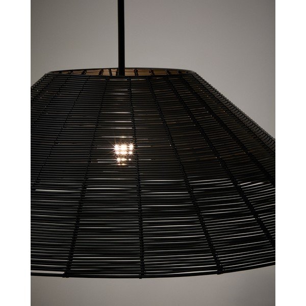 Crno sjenilo ø 70 cm Saranella – Kave Home-image-1