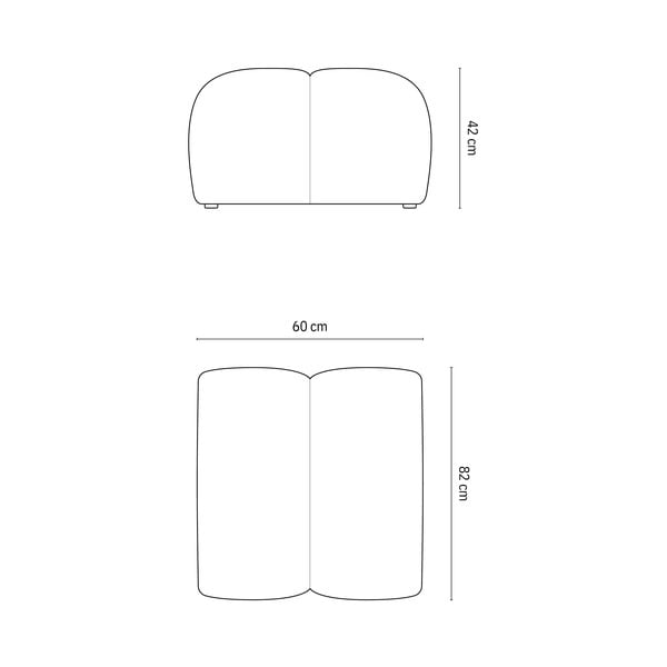 Bež tabure Diana – Micadoni -image-4