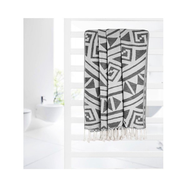 Crni hamam ručnik Kate Louise Mirabelle, 165 x 100 cm-image-4