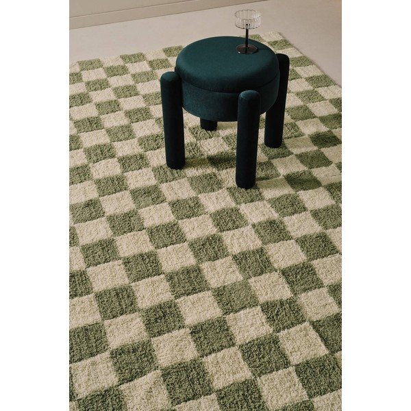 Zeleni/krem pamučan tepih 170x240 cm Mela – Jotex-image-1