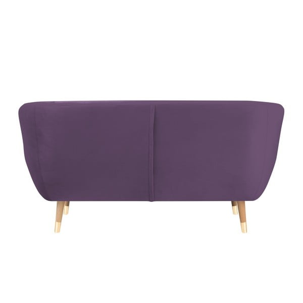 Ljubičasta baršunasta sofa Mazzini Sofas Benito, 158 cm-image-4