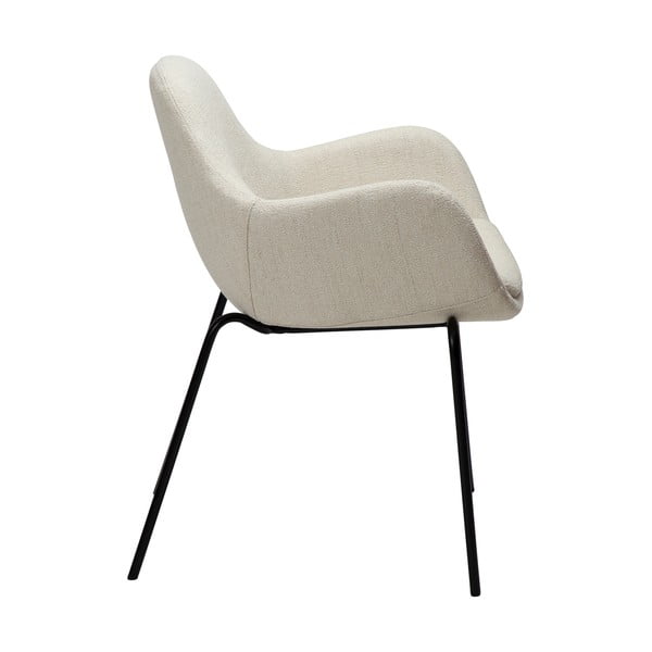 Krem fotelja od bouclé tkanine Zimmer – DAN-FORM Denmark-image-2