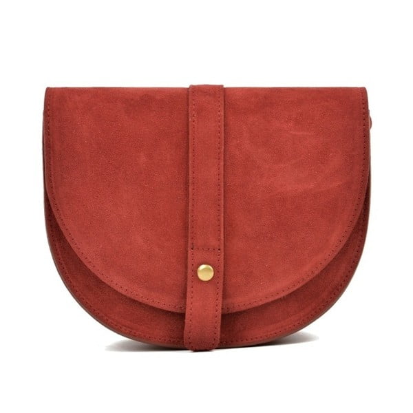 Crvena kožna torbica Anne Lucini Brenda