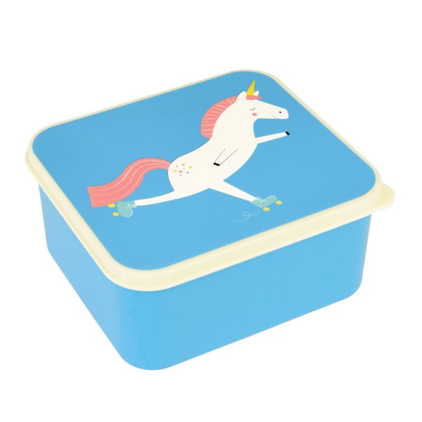 Plava kutija za užinu s jednorogom Rex London Magical Unicorn