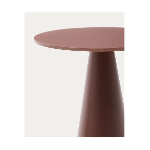 Okrugao pomoćni stol sa staklenom pločom stola ø 35 cm Wilshire – Kave Home-image-2