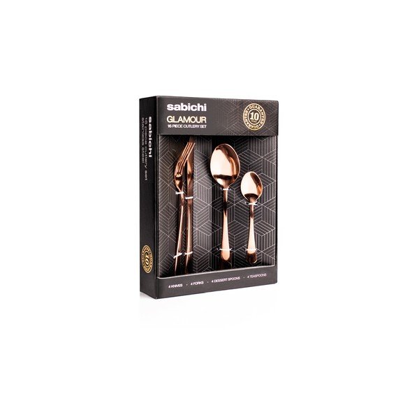 16-dijelni set pribora za jelo u bakrenoj boji Sabichi-image-1