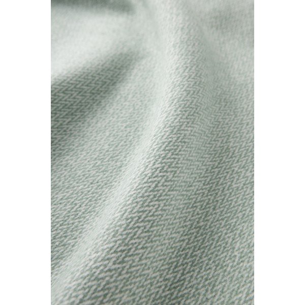 Zelena deka od mješavine pamuka 140x180 cm Espiga – Euromant-image-2