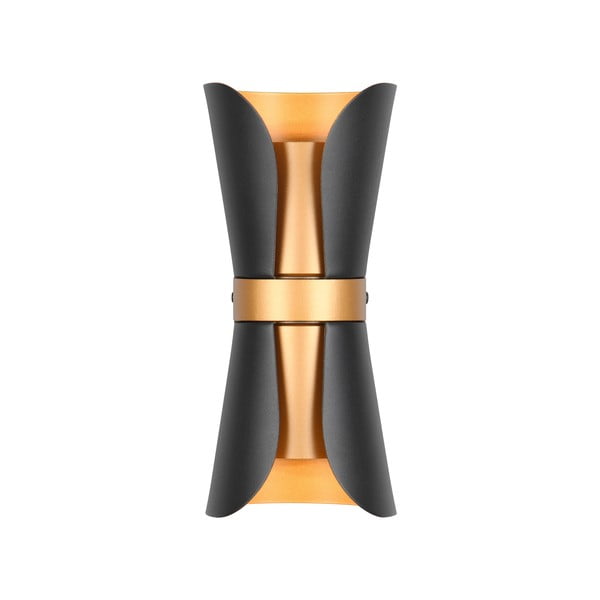 Crna/u brončanoj boji zidna lampa Coat – Trio-image-1