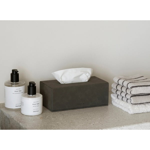 Kutija za maramice od imitacije kože Sahla – Blomus-image-2