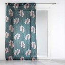 Tamno zelena prozirna zavjesa 140x280 cm Belline – douceur d'intérieur