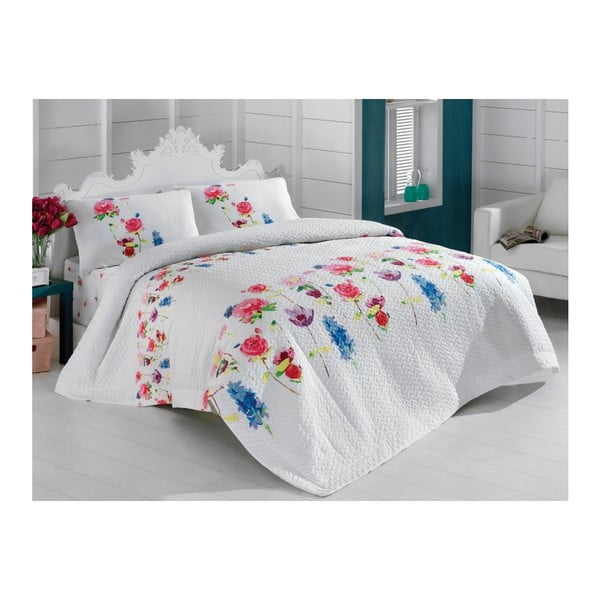 Fuksija spavaća garnitura za krevet za jednu osobu, 180 x 230 cm