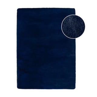 Tamno plavo sintetičko krzno 200x290 cm Ivy Luxury Fur – Flair Rugs