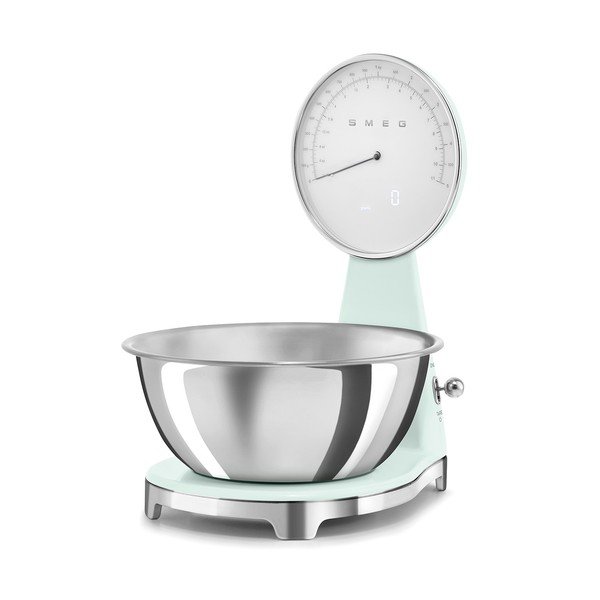 Svijetlo zelena plastična digitalna kuhinjska vaga – SMEG-image-4