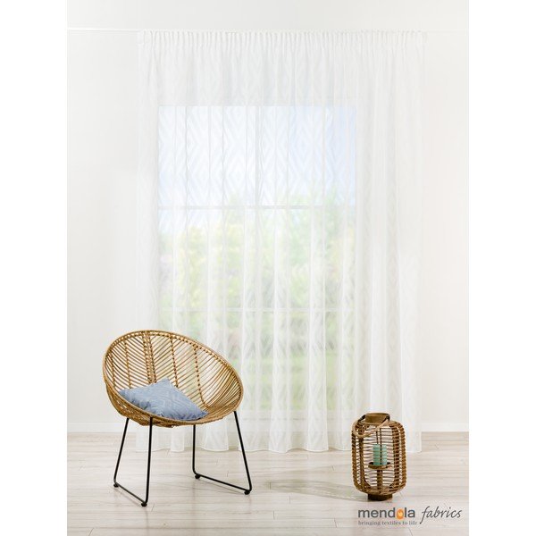 Krem prozirna zavjesa 400x260 cm Estrella – Mendola Fabrics-image-1