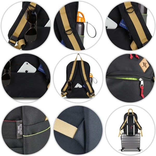 Zeleni ruksak s USB priključkom My Valice FREEDOM Smart Bag-image-2