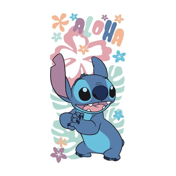 Pamučan dječji ručnik 70x140 cm Lilo and Stitch "Hawaiian Harmony" – Jerry Fabrics