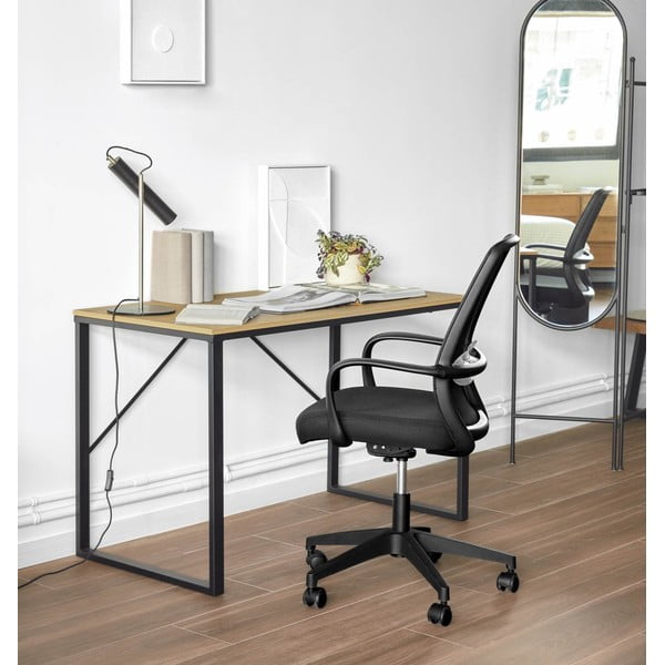 Crna uredska stolica Melva – Kave Home-image-1