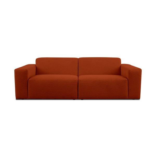 Ciglasta sofa od bouclé tkanine 228 cm Roxy – Scandic