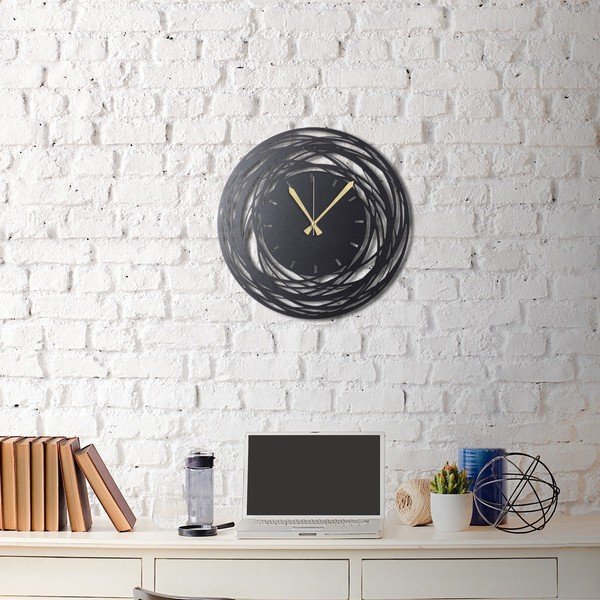 Metalni zidni sat Ball, ø 50 cm-image-1