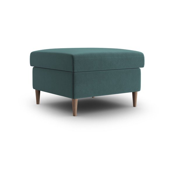 Petrolej zeleni baršunast tabure Kyoto – Cosmopolitan Design-image-1