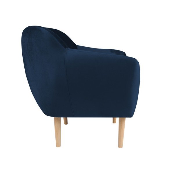 Tamnoplava fotelja Mazzini Sofas Benito-image-3
