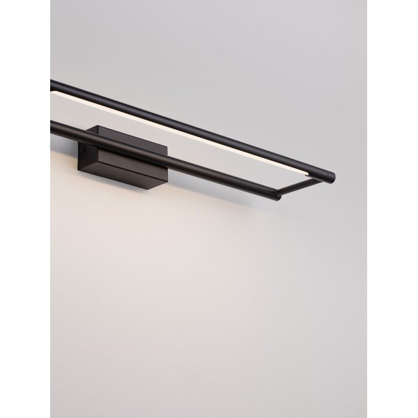 Mat crna željezna LED zidna lampa sa savitljivom konstrukcijom Olas – Nova Luce-image-2