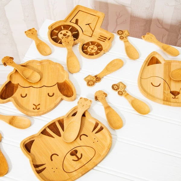 Dječji bambus tanjur Sass & Belle Farmyard Prijatelji Baa Baa Lamb-image-1