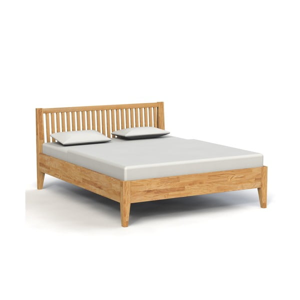 Bračni krevet od hrastovog drveta 200x200 cm Odys - The Beds