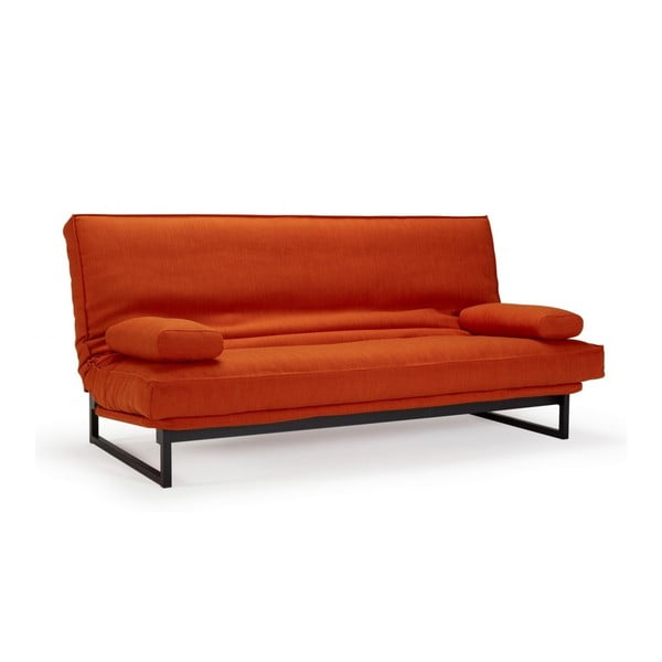 Crveni podesivi kauč na razvlačenje Innovation Fraction Elegance Paprika, 97 x 200 cm