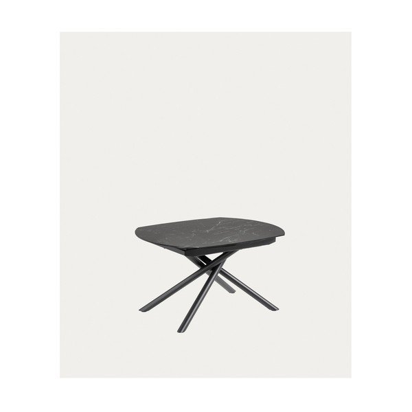 Proširiv blagovaonski stol s dodatnom pločom s keramičkom daskom 100x130 cm Yodalia – Kave Home-image-3
