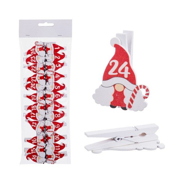 Pribadače za adventski kalendar – Casa Selección