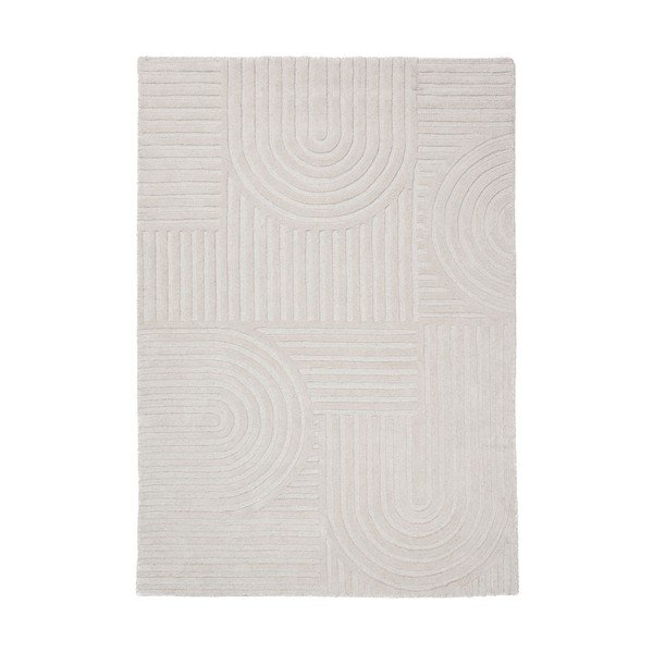 Ručno rađen vunen tepih boje slonovače 200x290 cm Zen Garden – Flair Rugs