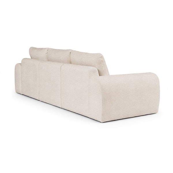 Krem sofa od bouclé tkanine 287 cm Mirel – Rodier-image-4
