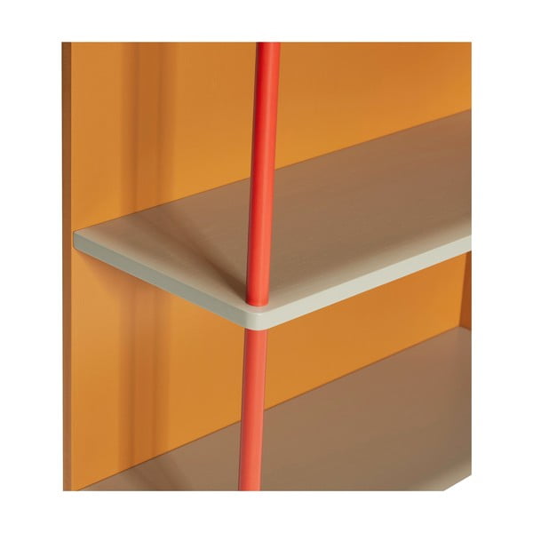 Narančasta zidna polica od čvrste jeseni 60x109 cm Apollo – Hübsch-image-4