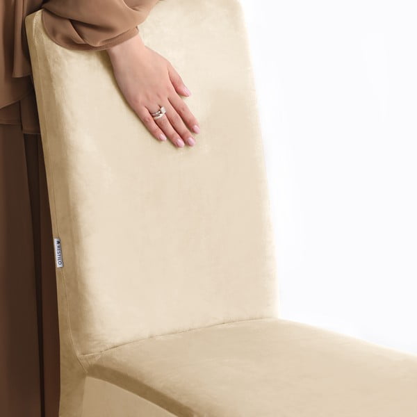 Bež rastezljiva presvlaka za stolicu 48 cm Sento – Restilo-image-4