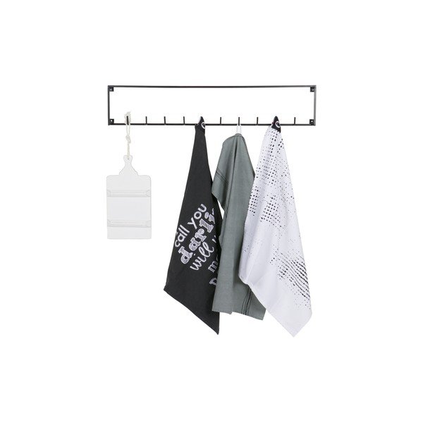 Crni stalak sa 10 kukica WOOOD Meert-image-1