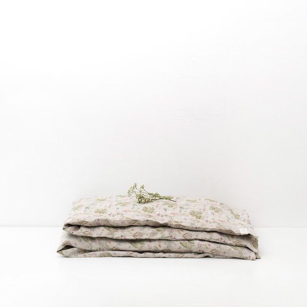 Dječji bež navlaka za poplunLinen Tales Botany, 70 x 100 cm-image-3