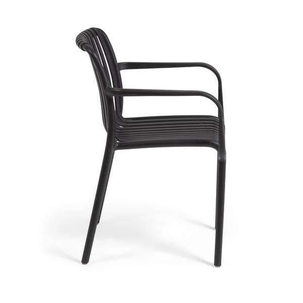 Crna vrtna stolica Kave Home Isabellini-image-2