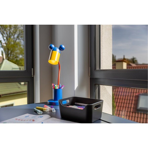 Plava stolna lampa s metalnim sjenilom (visina 50 cm) Mouse – GTV-image-1