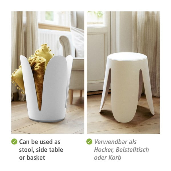 Bijeli plastični stolac Comiso – Wenko-image-4