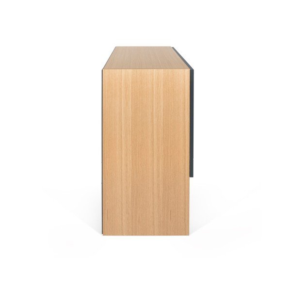Komoda u dekoru hrastovog drveta s antracit detaljima TemaHome Nyla-image-3