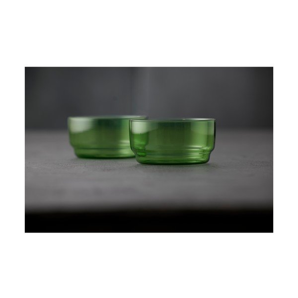 Zelene staklene zdjelice u setu 2 kom 500 ml Torino – Lyngby Glas-image-2
